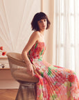 Pierce Pleated Dress