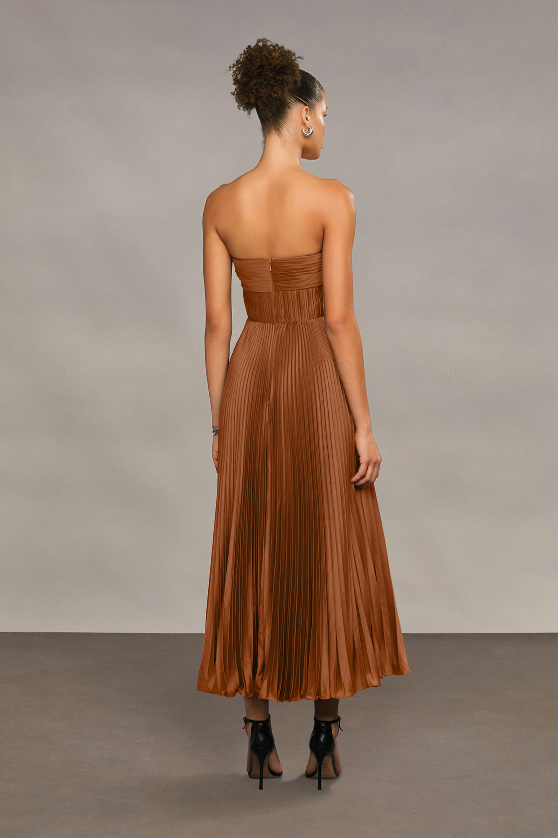 strapless open back dress Belle Dress – AMUR
