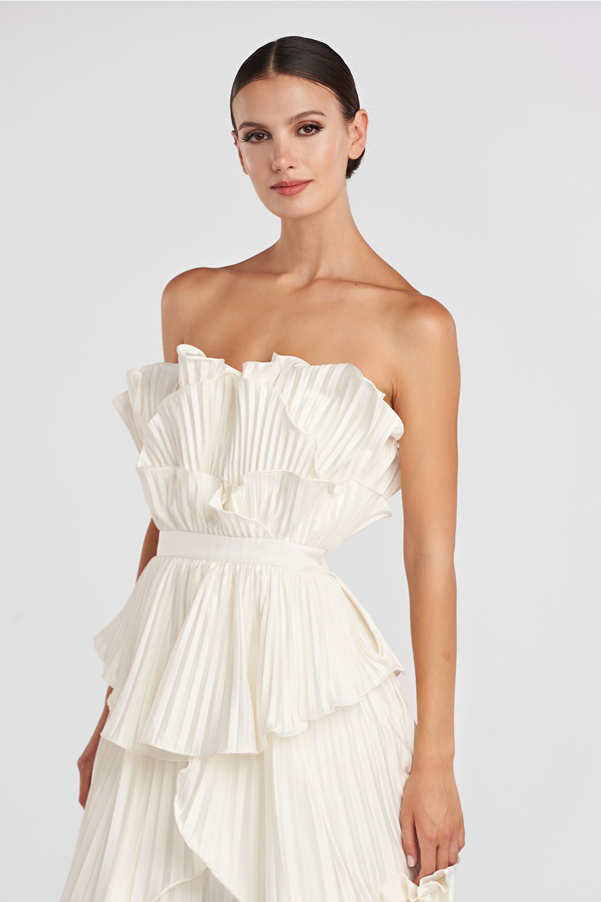 Judah Scallop Pleated Dress