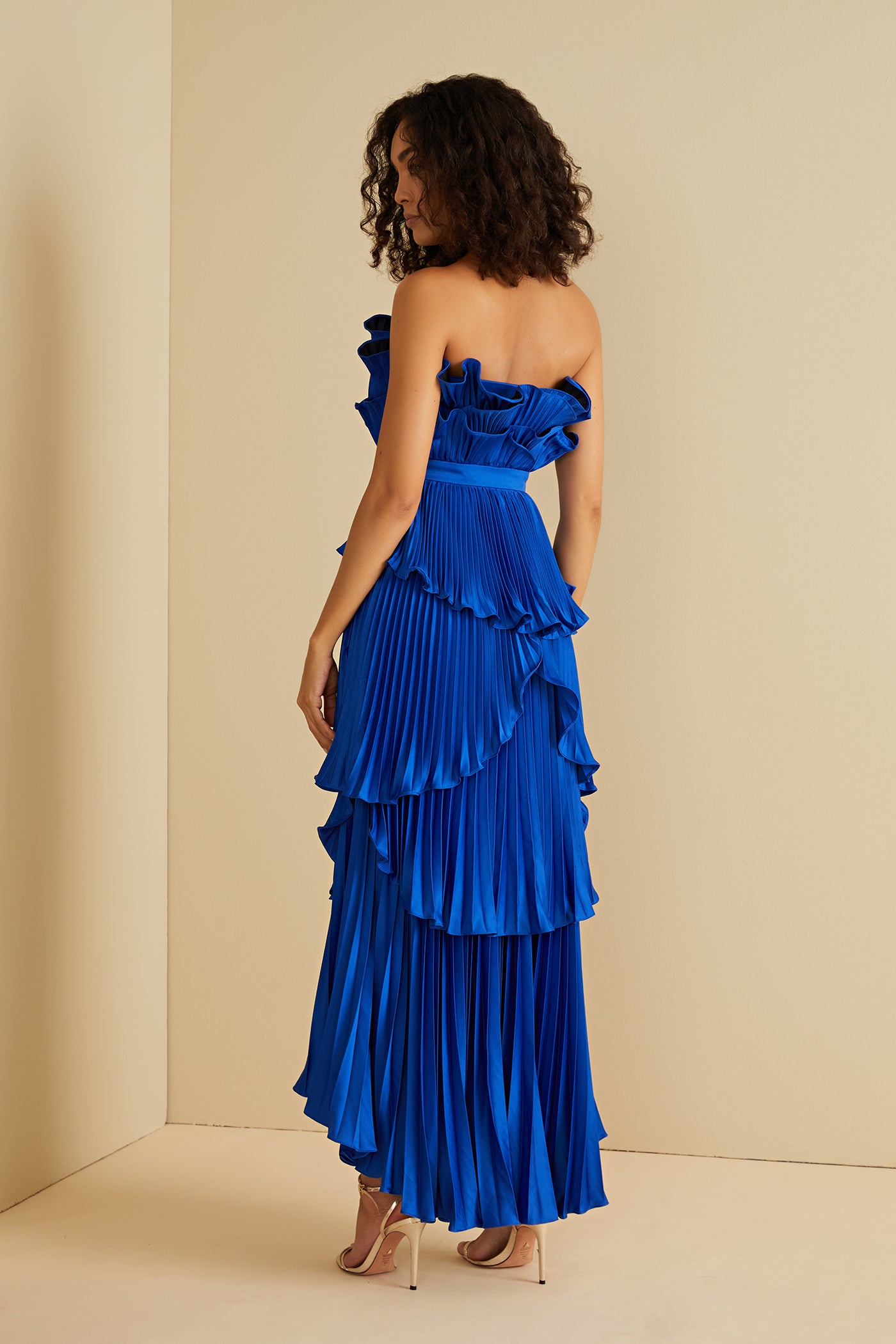 Judah Scallop Pleated Dress