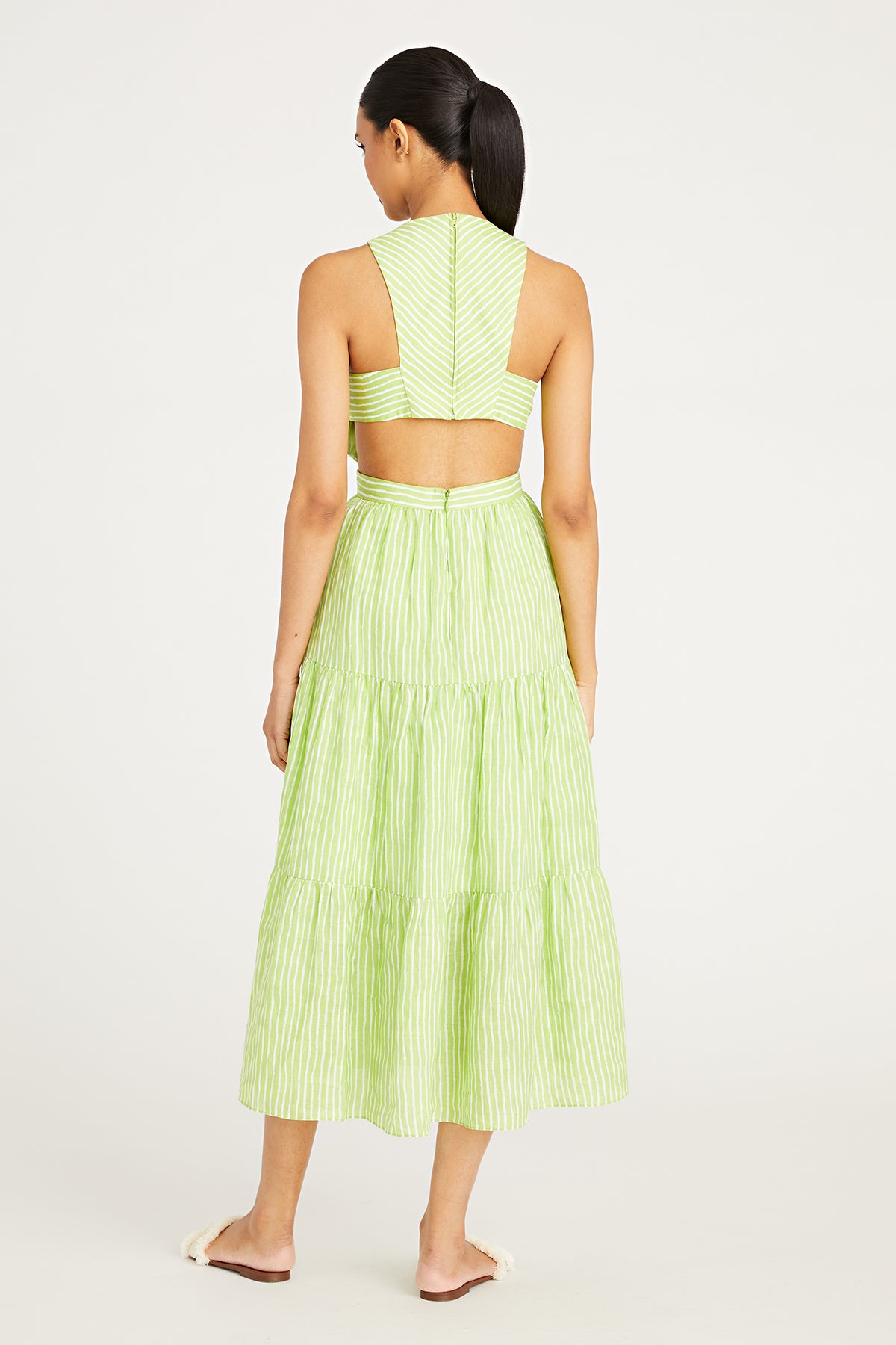 Giovanna Stripe Day Dress