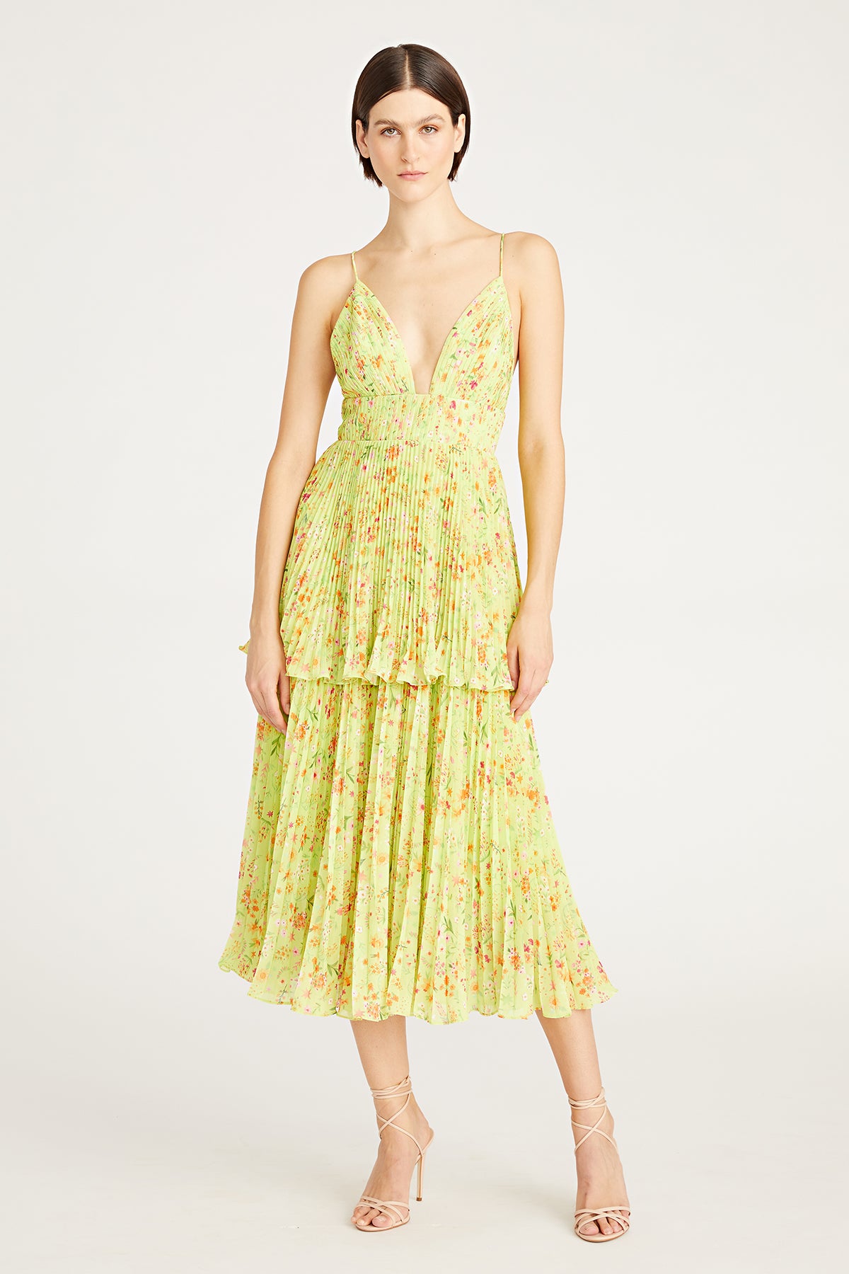 Nico Pleated Dress AMUR Nico Pleated Dress AMUR