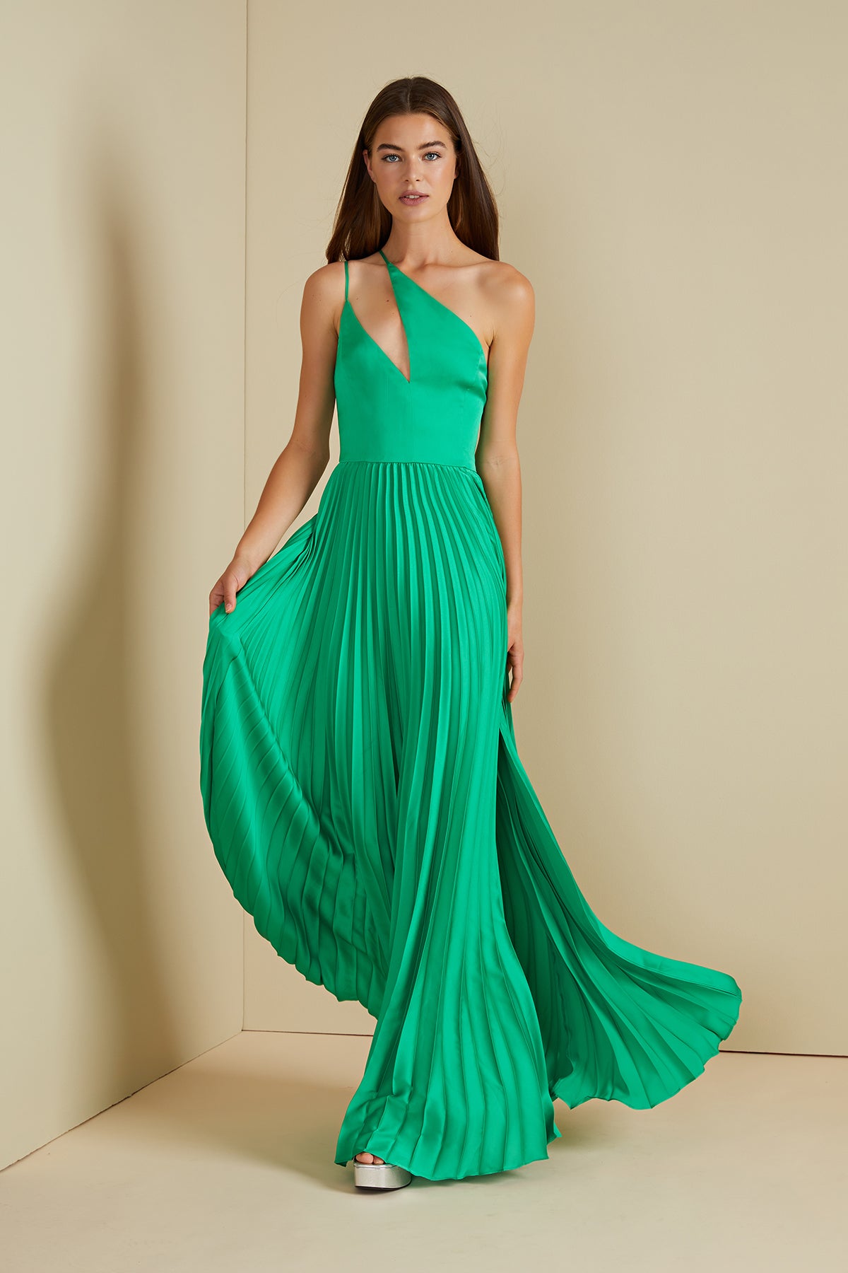 Khari One Shoulder Gown