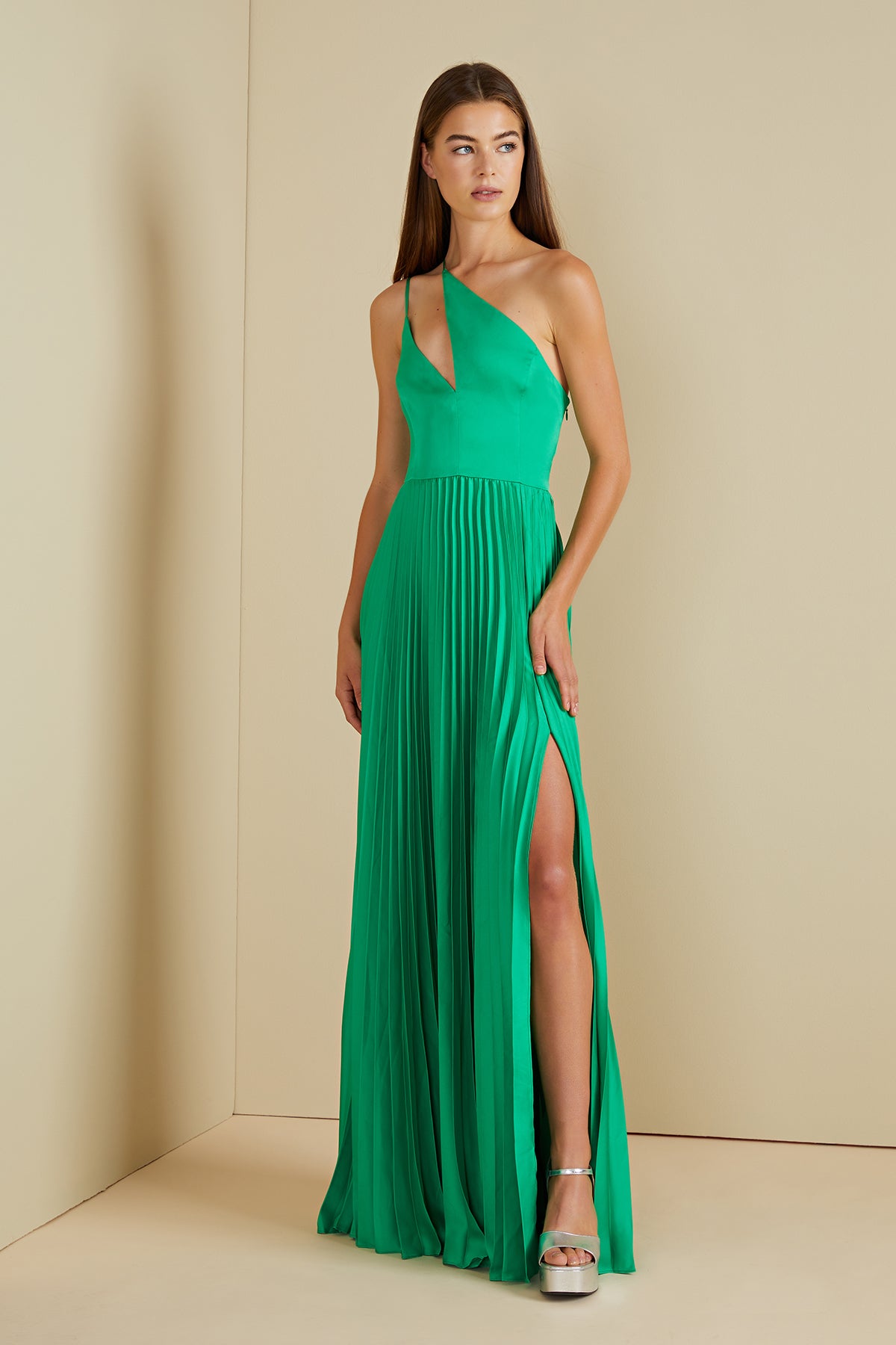 Khari One Shoulder Gown