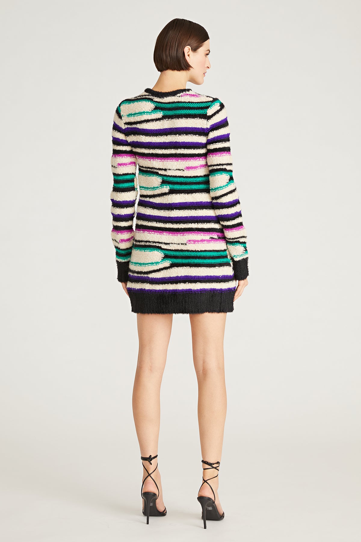 teddy mini dress Lovers and Friends Teddy Mini Dress in Black & White