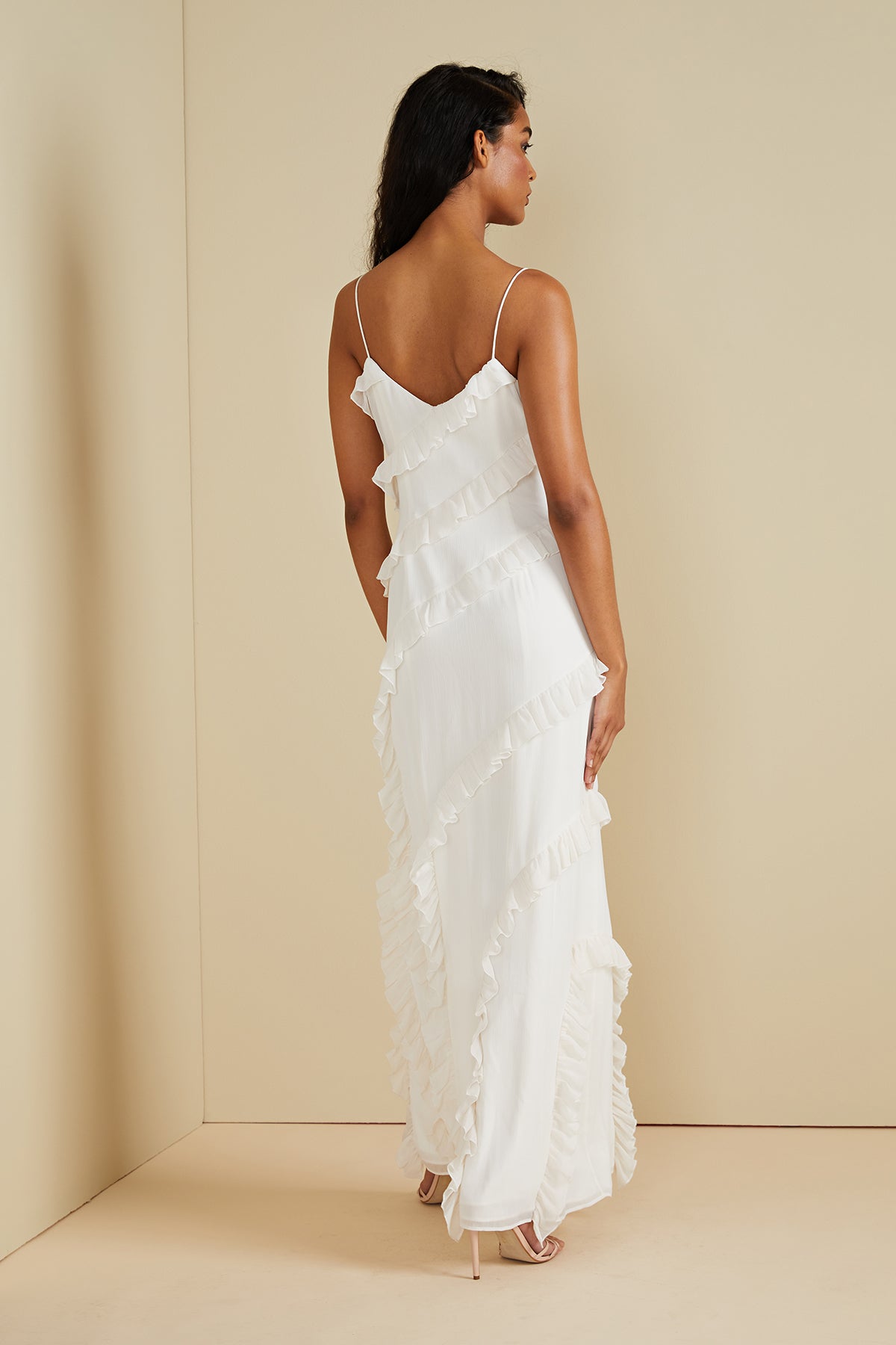Chara Ruffle Gown AMUR Chara Ruffle Gown AMUR
