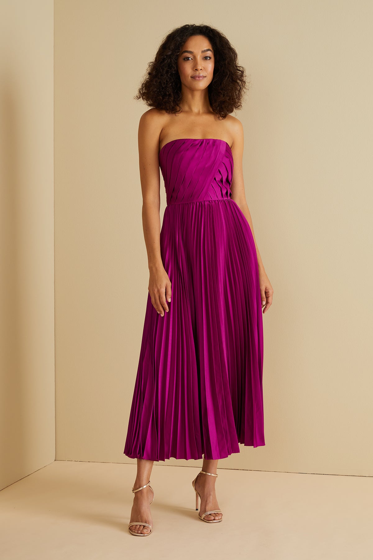 Conan Strapless Midi Dress Conan Strapless Midi Dress