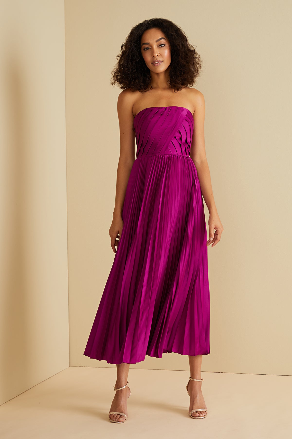 Conan Strapless Midi Dress Conan Strapless Midi Dress