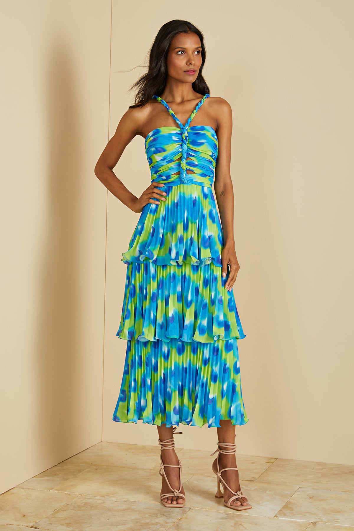 amur midi dress Pia Pleated Midi Dress