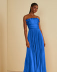 Losey Ruffle Neck Gown