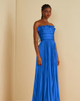 Losey Ruffle Neck Gown