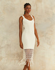 Archie Fringe Crochet Midi