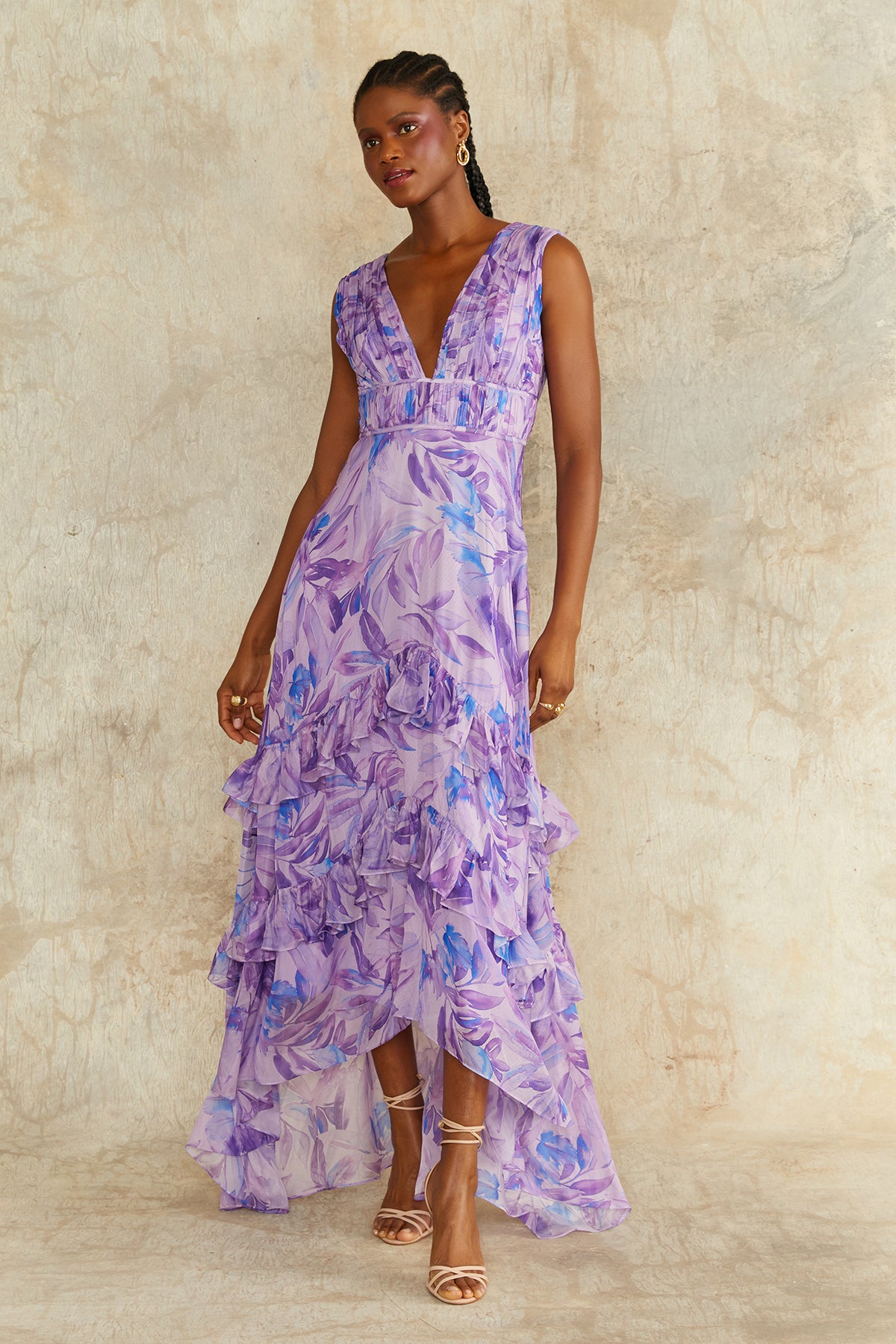 Senora High Low Gown