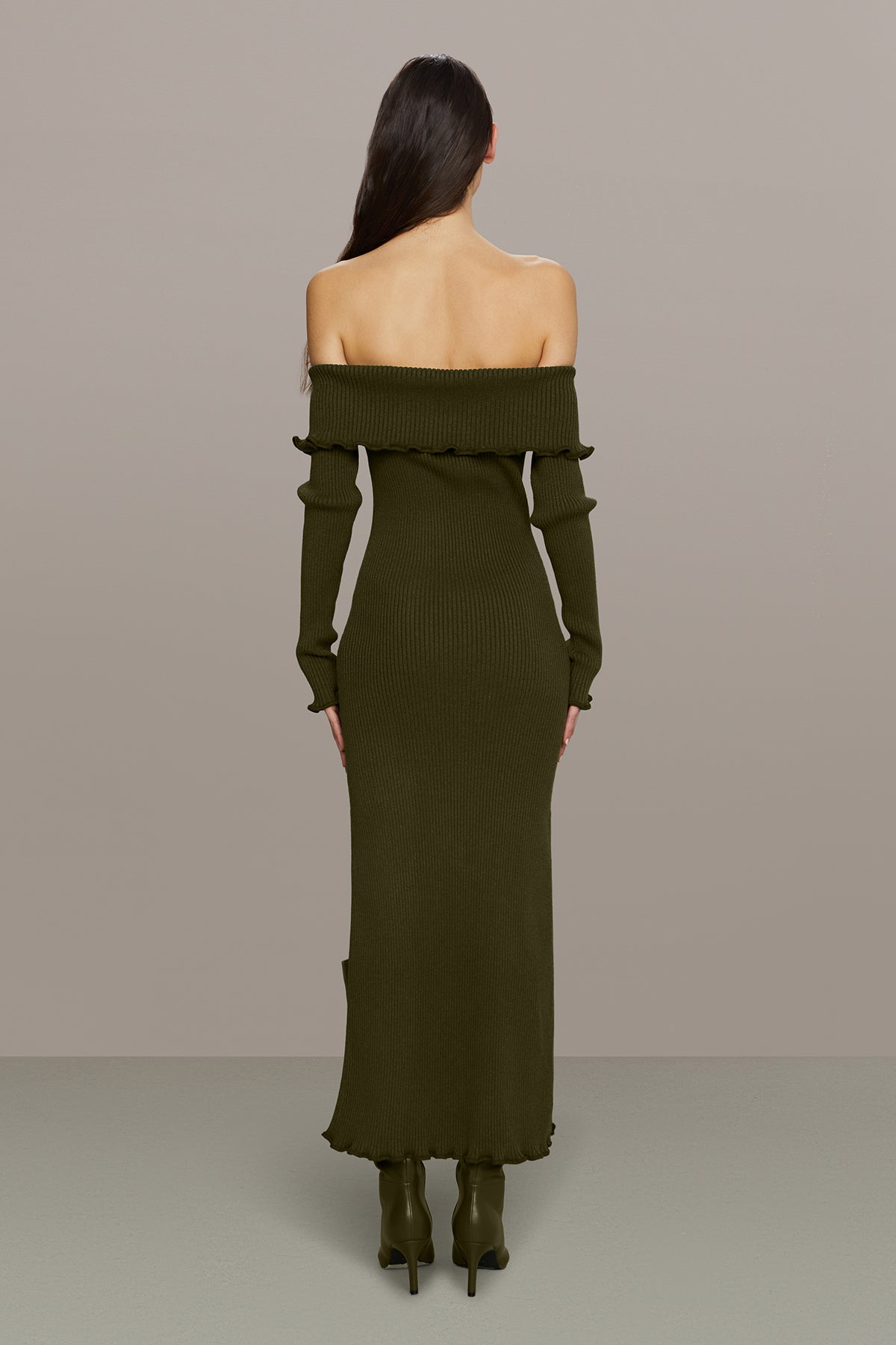 lettuce edge bodycon dress Plus Size Lettuce Edge Ruffle Trim Tube Dress