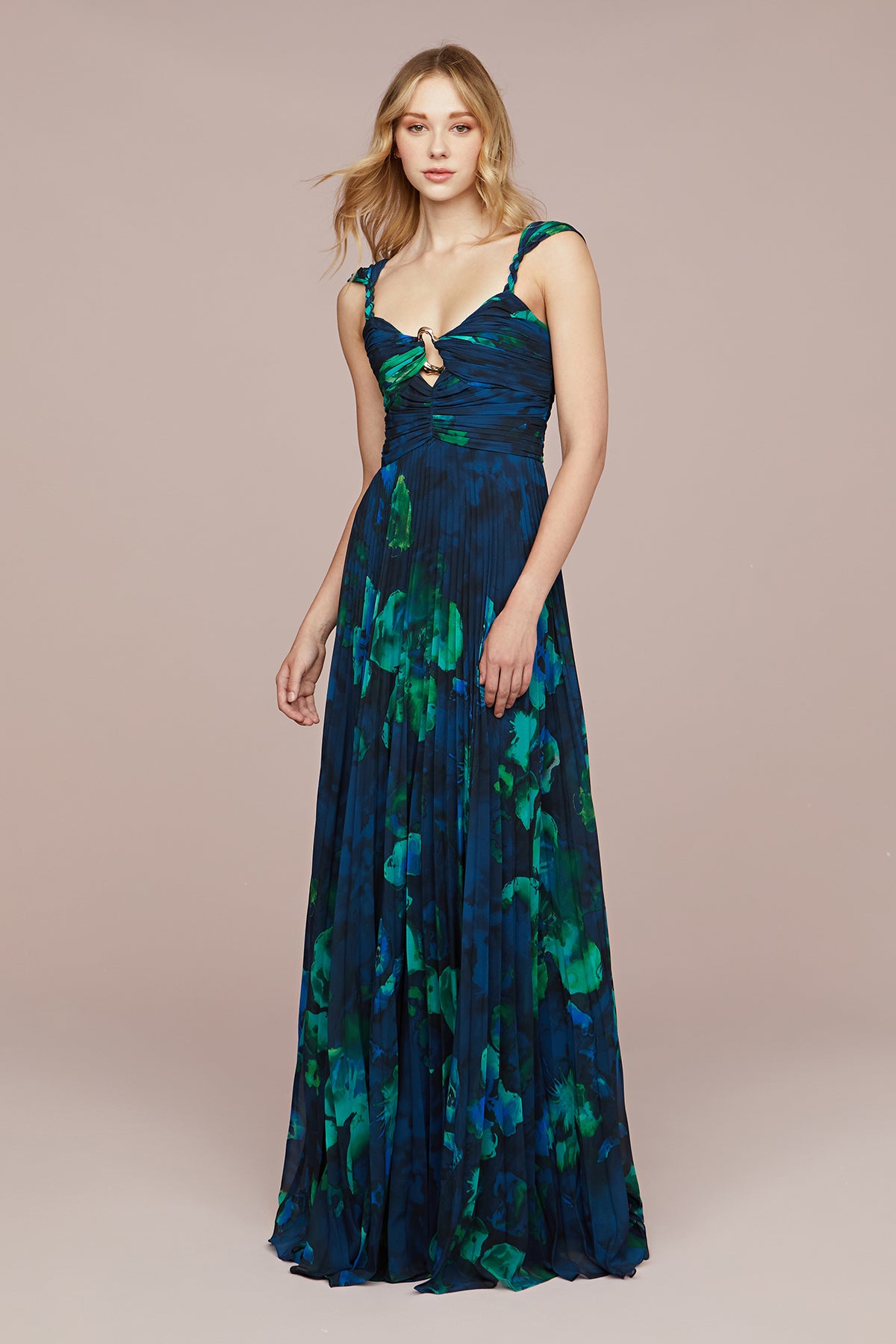 Zariah Twisted Strap Gown