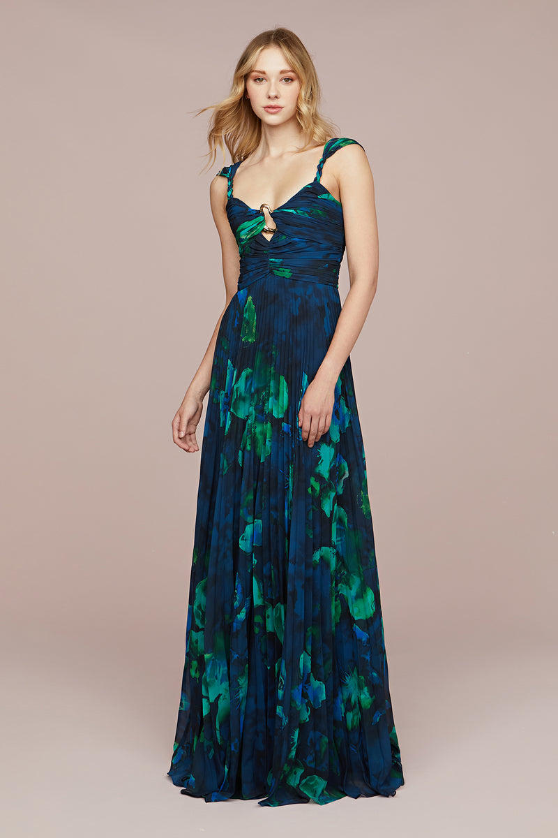 Zariah Twisted Strap Gown – AMUR