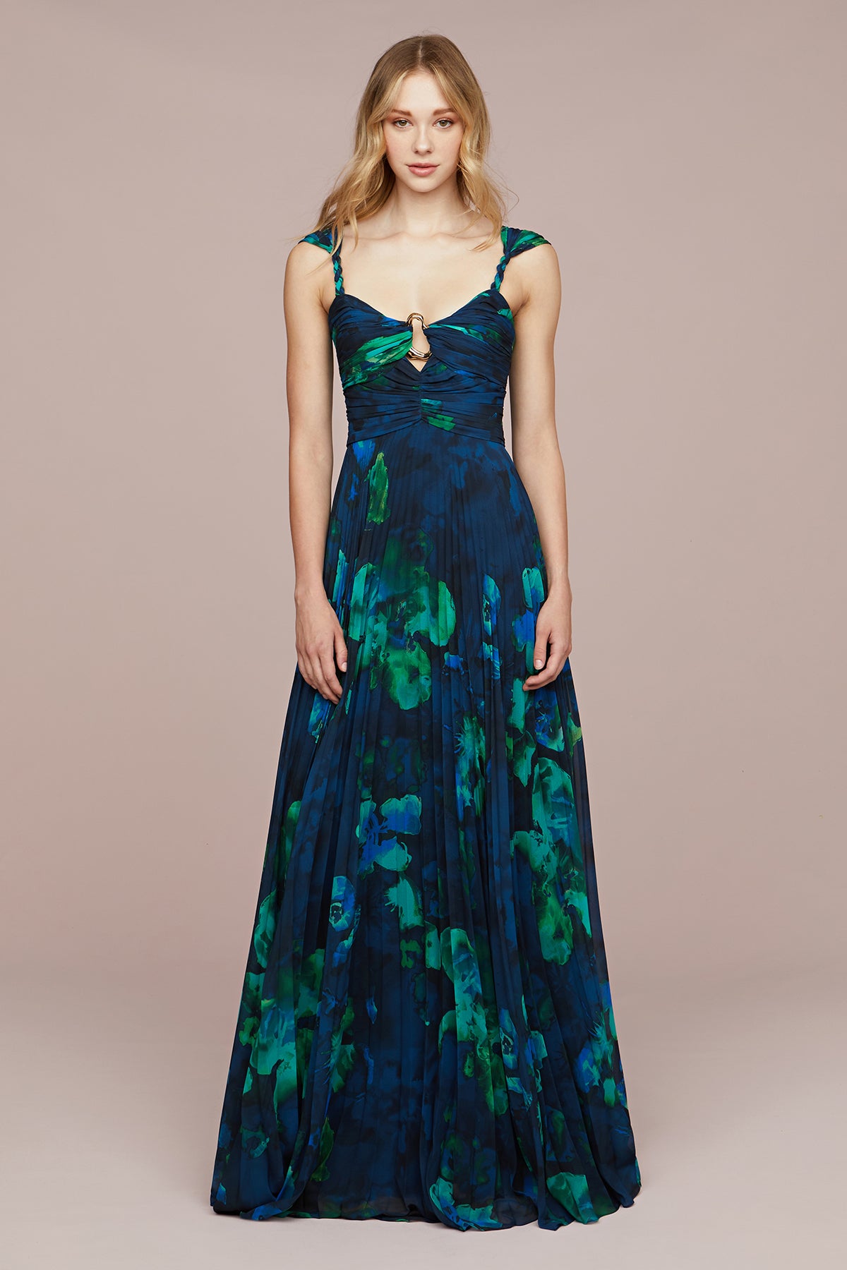 Zariah Twisted Strap Gown