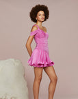Journey Wrap Mini Dress