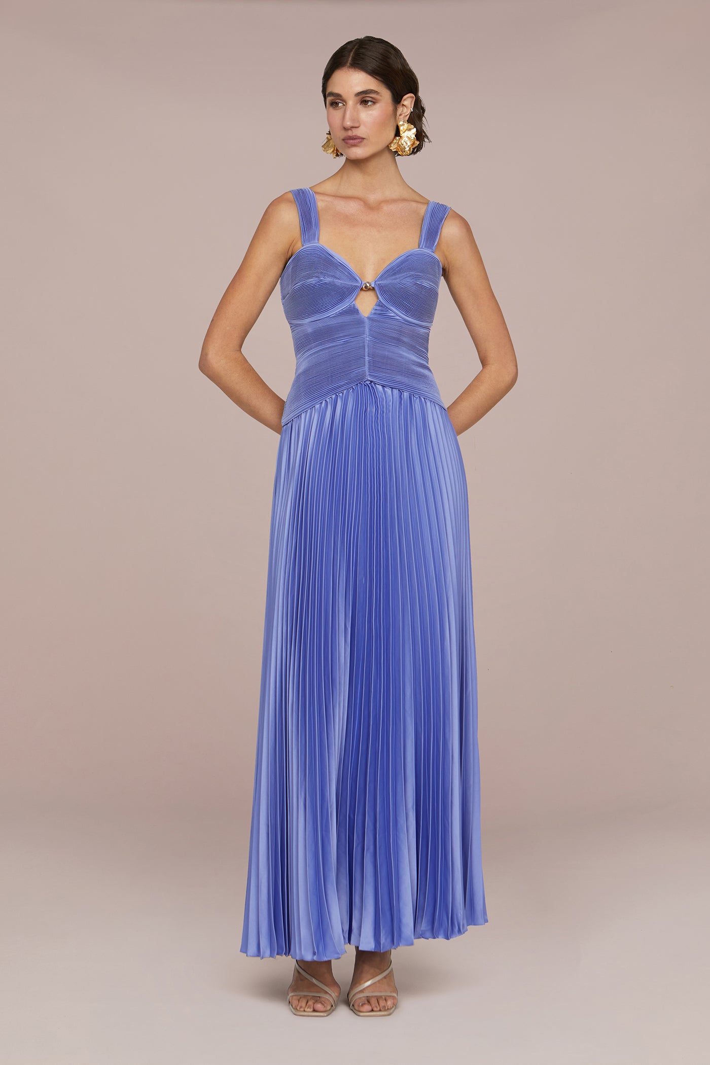 Alaia Pleated Gown