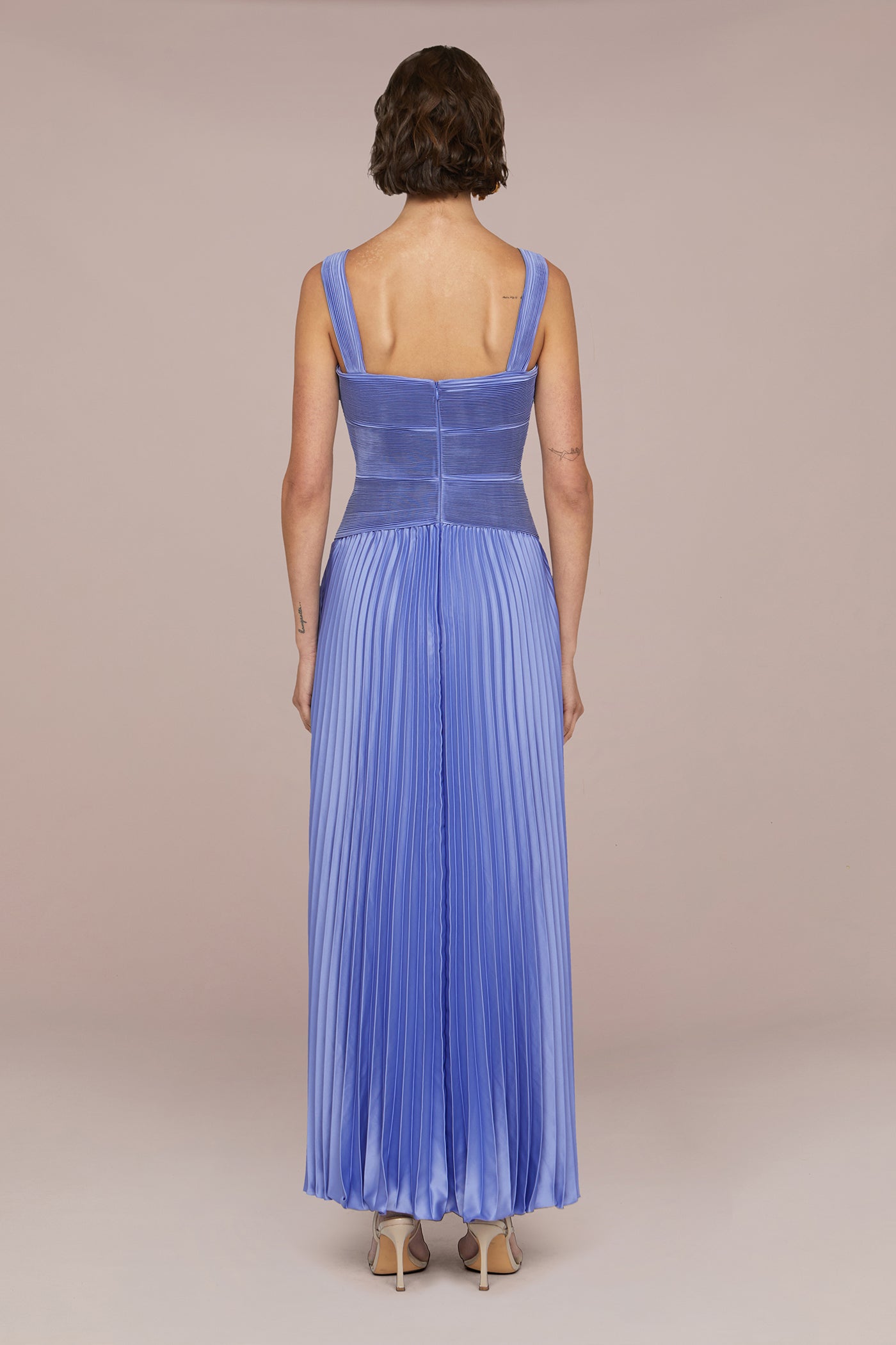 Alaia Pleated Gown