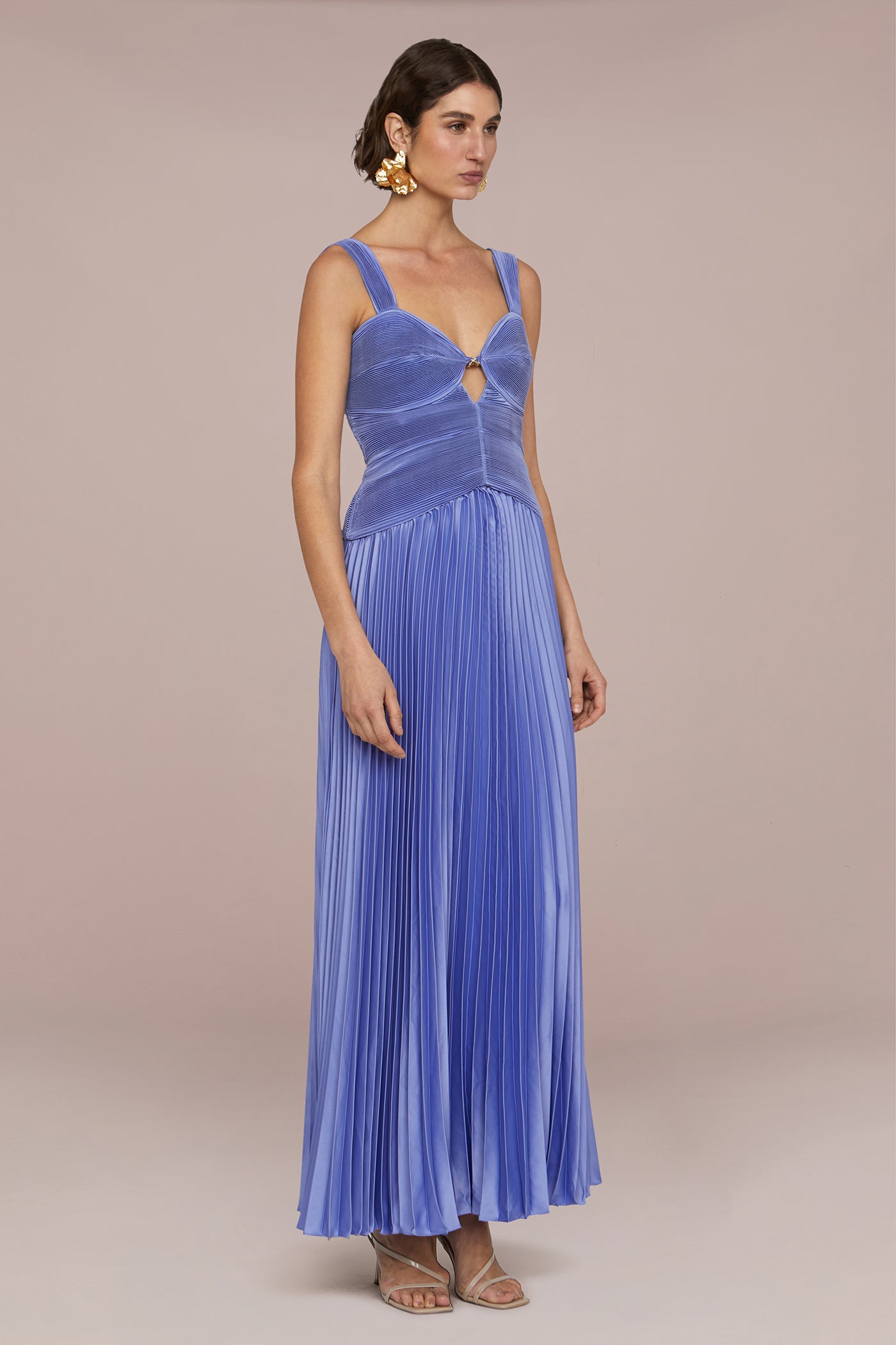 Alaia Pleated Gown