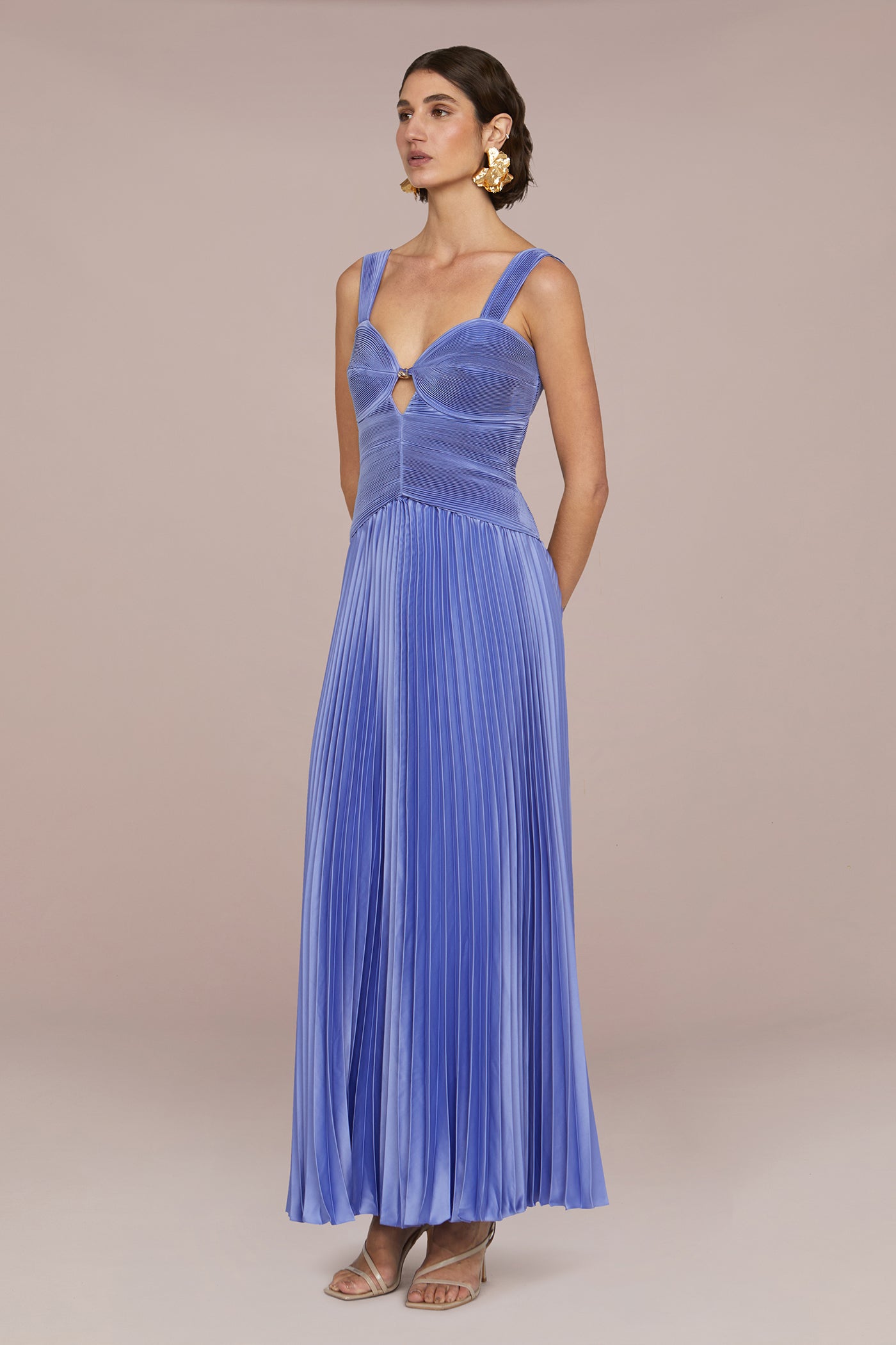 Alaia Pleated Gown