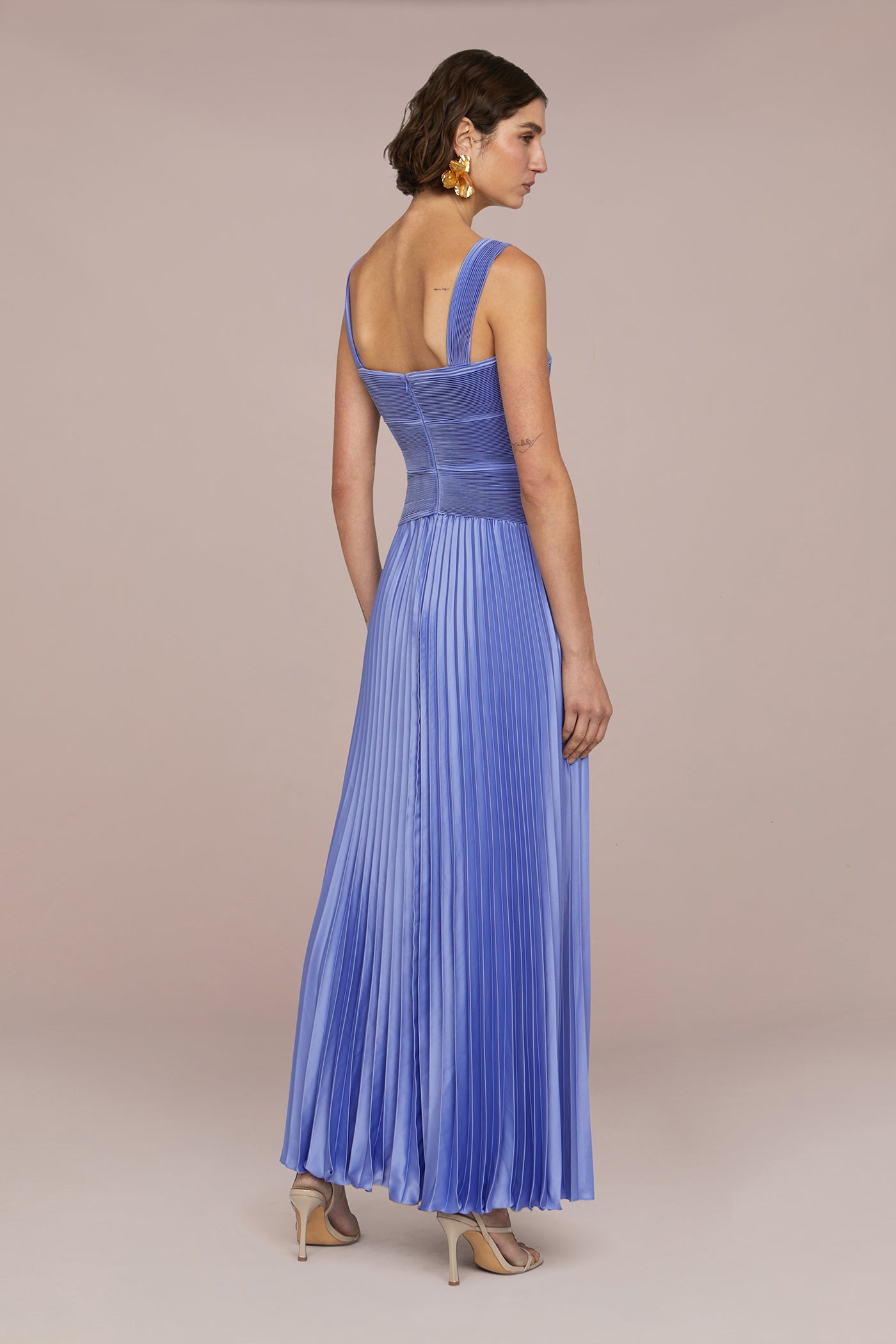 Alaia Pleated Gown