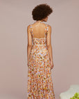 Neve Pleated Chiffon Dress