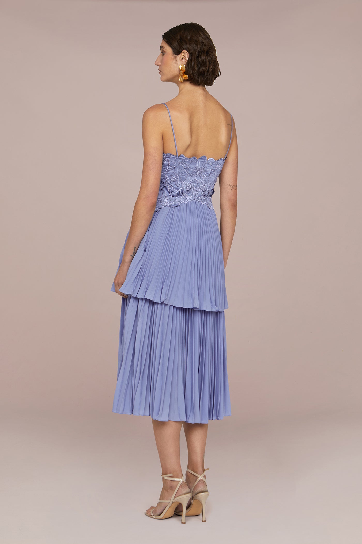 Esmae Laser Cut Floral Dress