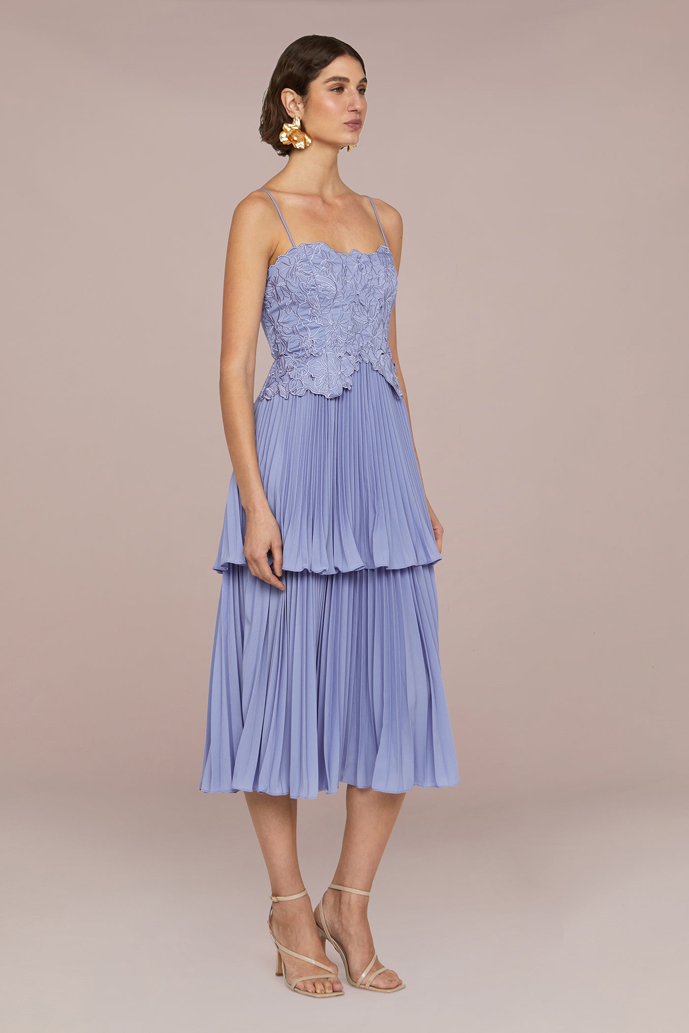 Esmae Laser Cut Floral Dress