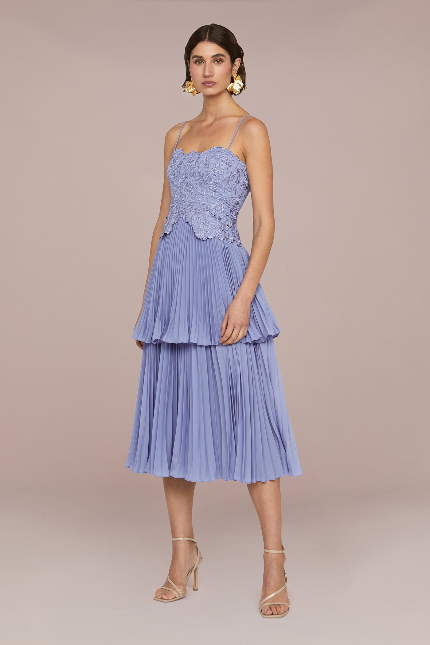 Esmae Laser Cut Floral Dress