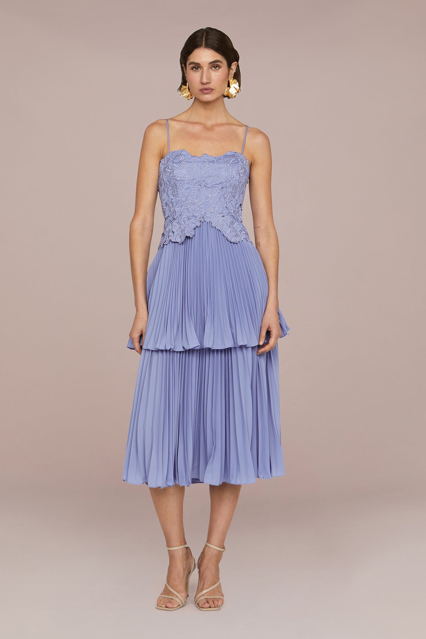 Esmae Laser Cut Floral Dress