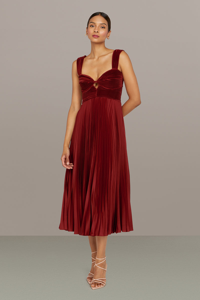giselle midi dress orange Giselle Midi Dress – AMUR