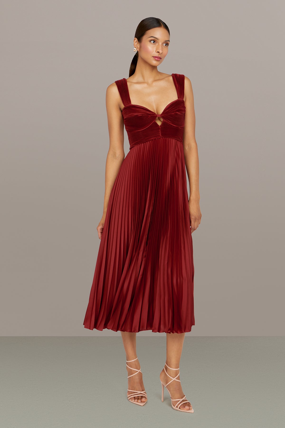 giselle midi dress orange Baltic Born Womens Giselle Maxi Dress | Rust