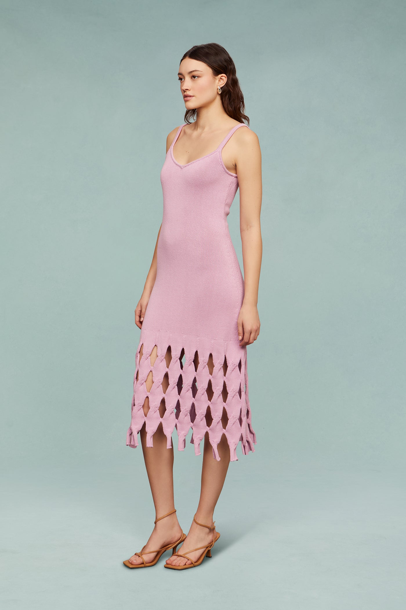Alex Cable Midi Knit Dress