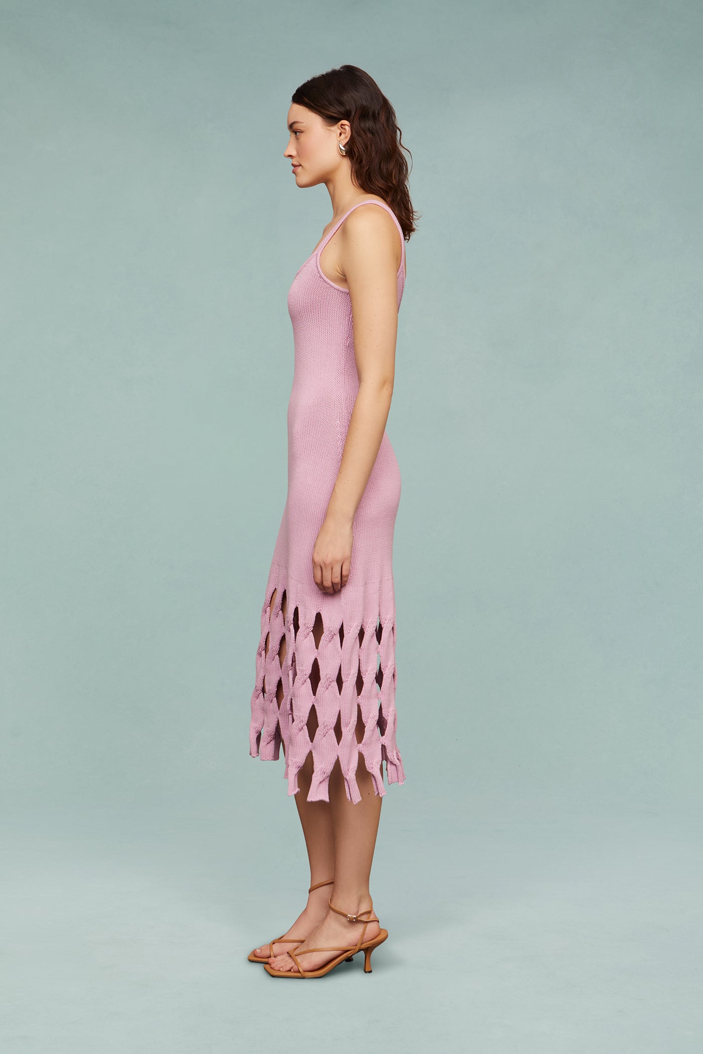 Alex Cable Midi Knit Dress