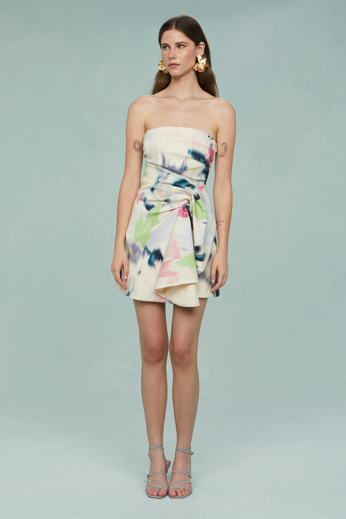 Roma Drape Mini Dress