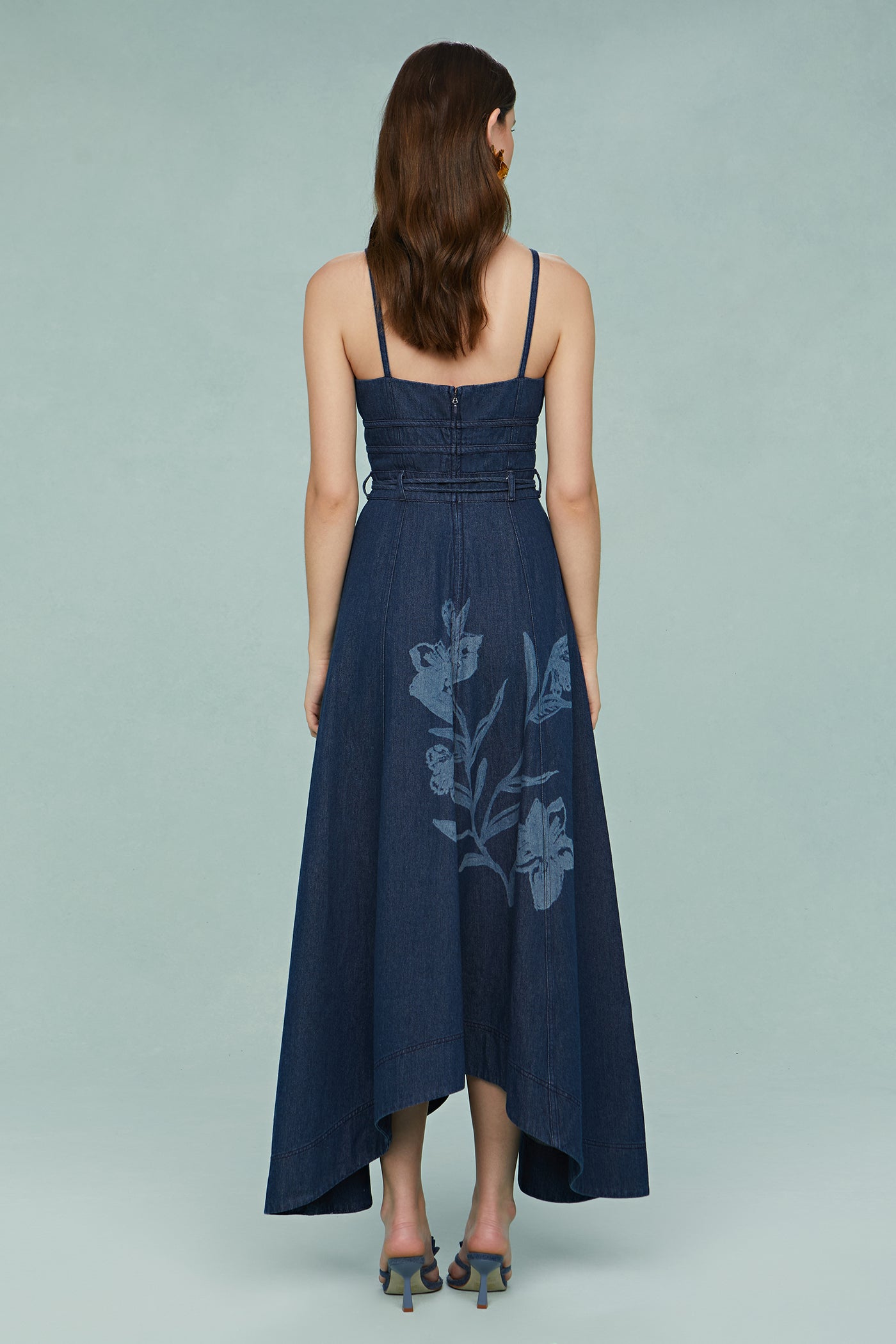 AMUR Dana Denim Midi Dress - Daylily Denim AMUR Dana Denim Midi Dress - Daylily Denim