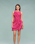Emilia Cascade Mini Dress