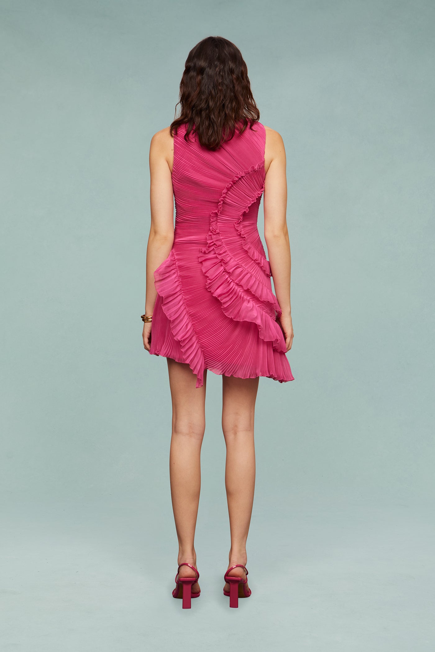 Emilia Cascade Mini Dress