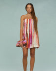 Gina Pintuck Mini Dress