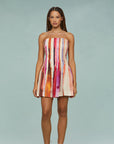 Gina Pintuck Mini Dress