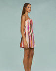 Gina Pintuck Mini Dress