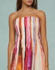 Gina Pintuck Mini Dress
