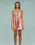 Gina Pintuck Mini Dress