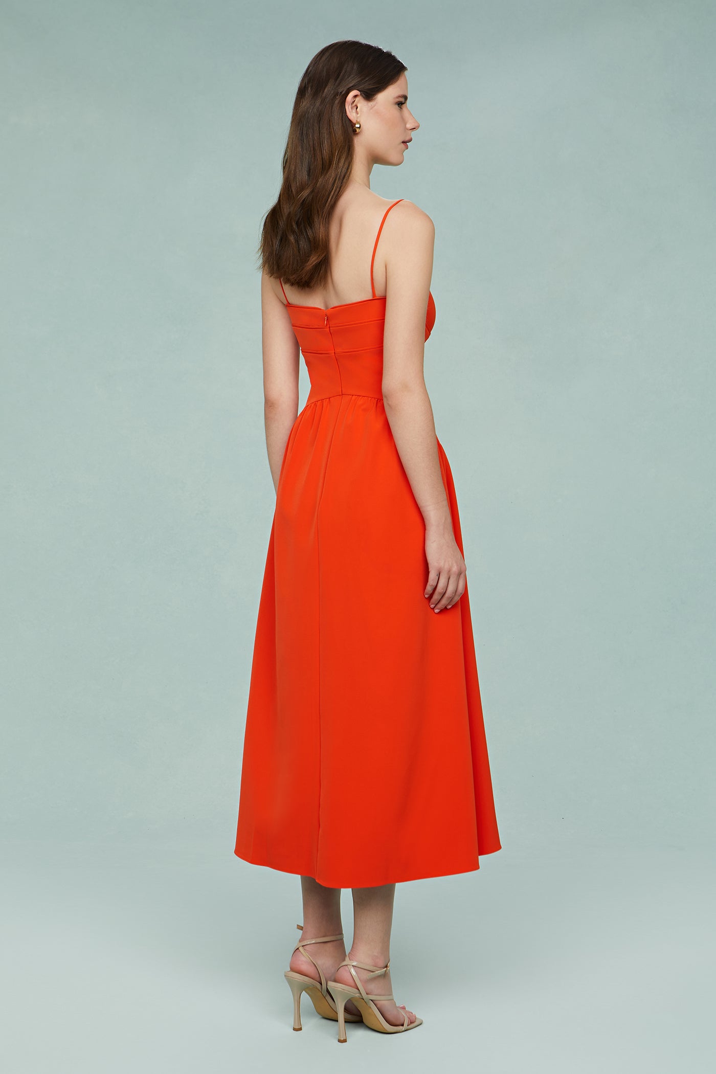 amur oliver midi dress Amur Oliver Midi Dress In Red - 62% Off