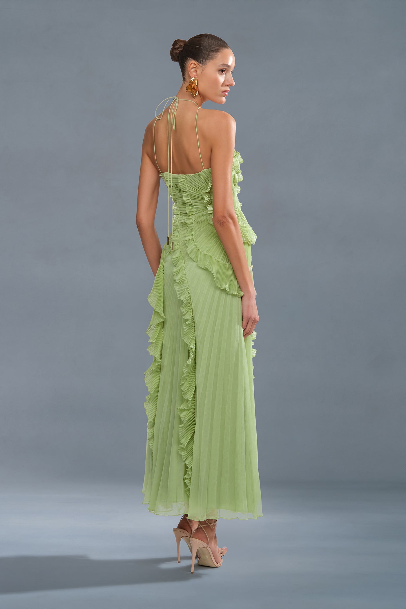 halter gown dress Amur Lorelie - Stem Category_Baby Showers A striking style statement Baltic Born Womens Kennedy Length:55cm/21.7