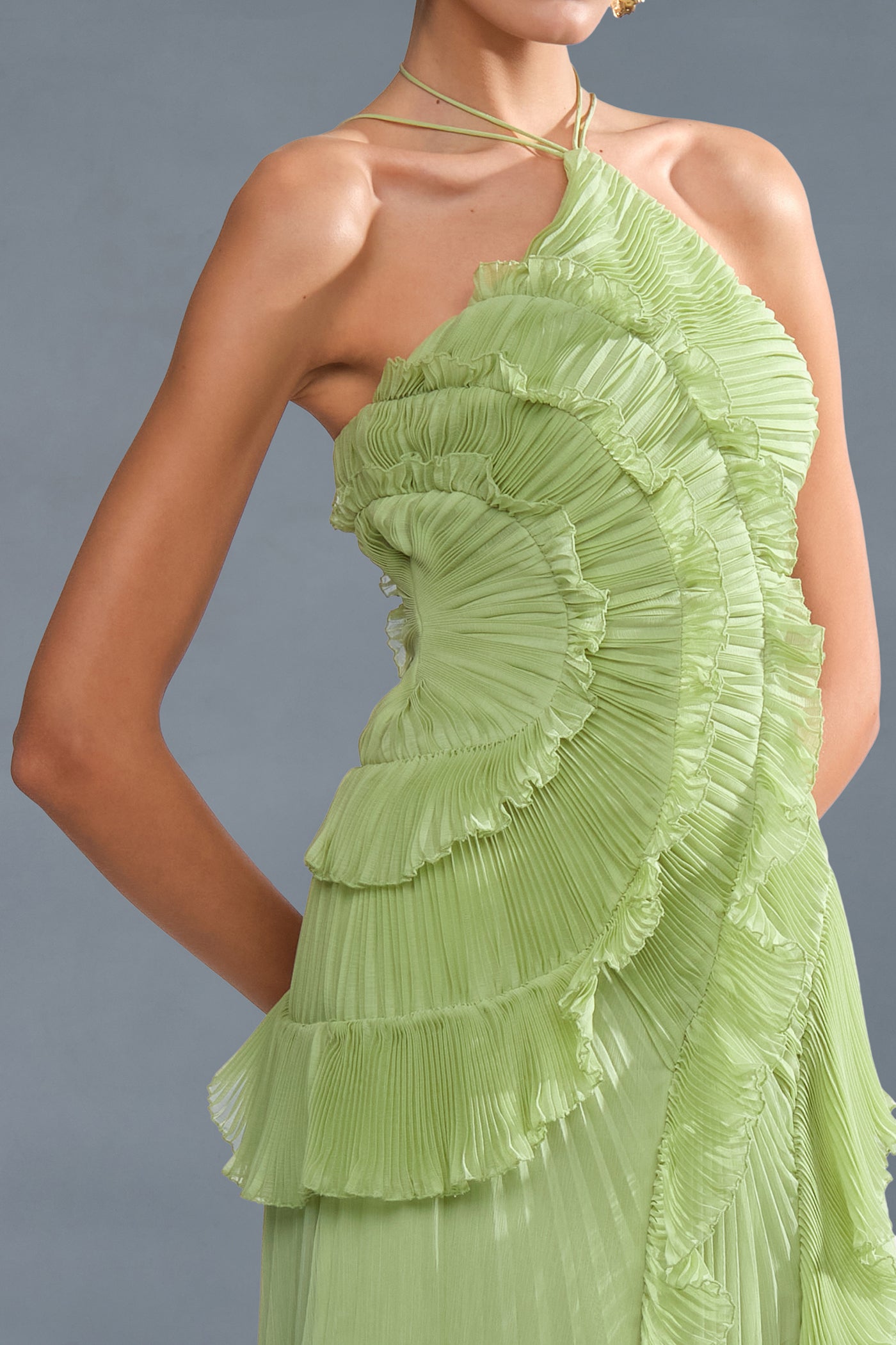 amur lorelie halter dress Amur Lorelie Halter Gown