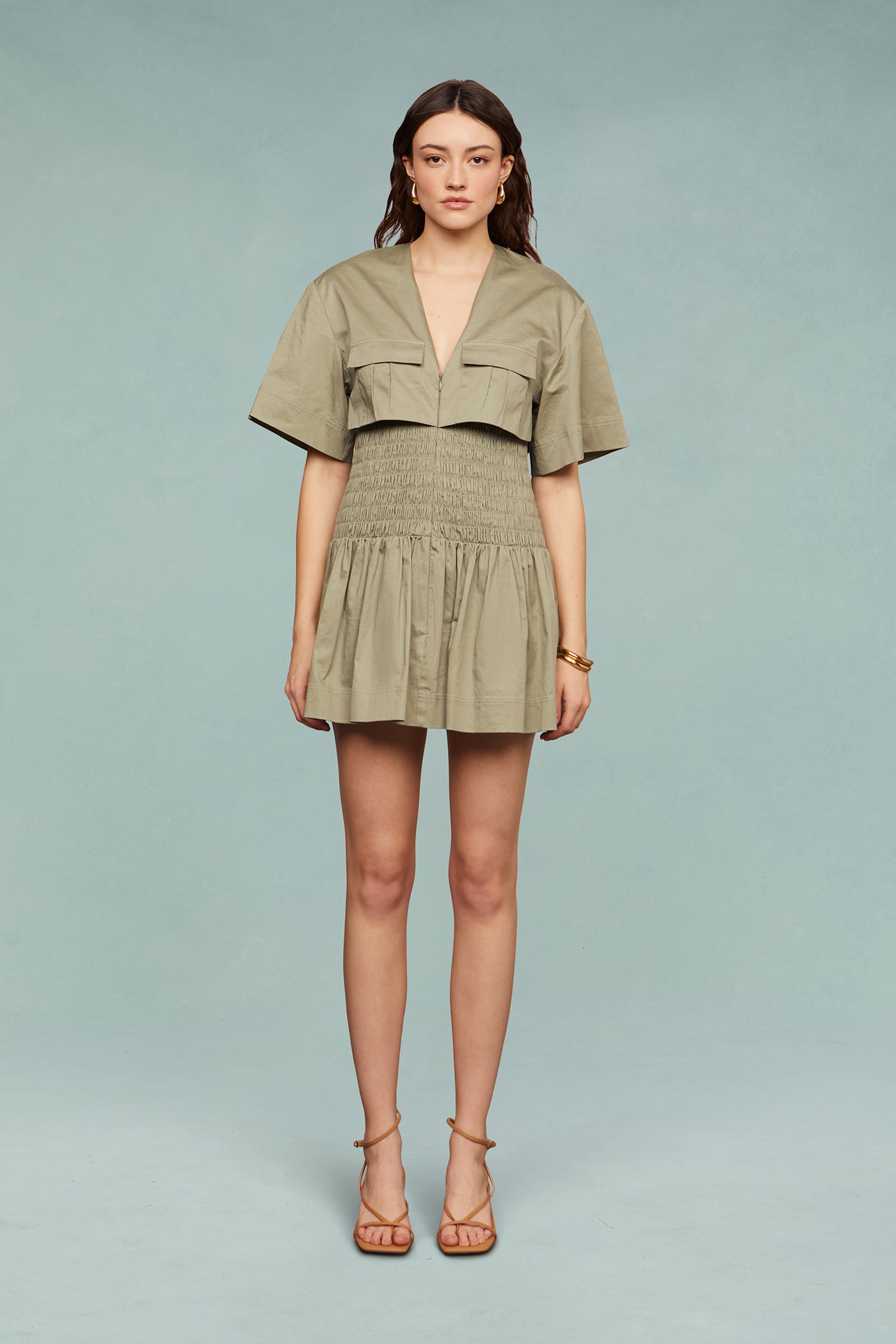Genny Smocked Mini Dress