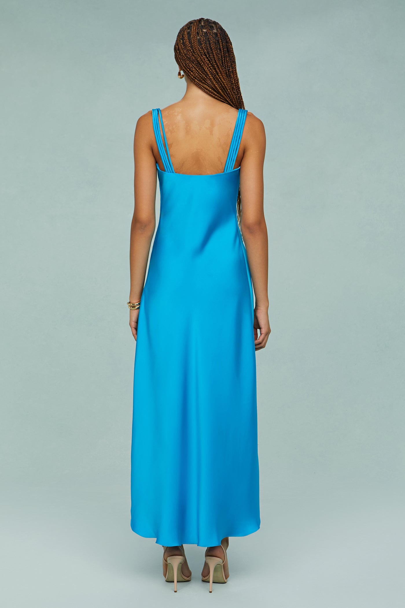 Liza Pleated Midi Dress
